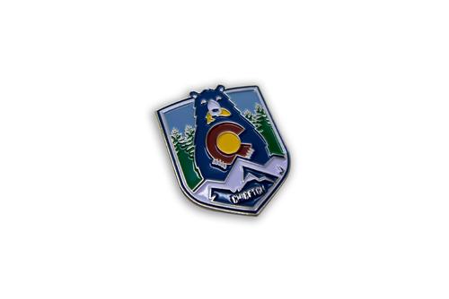 Fishing Bear Hat Pin