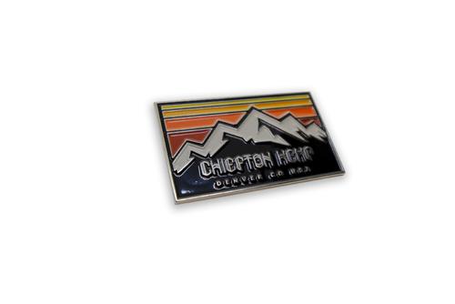 Mountain Sunset Hat Pin