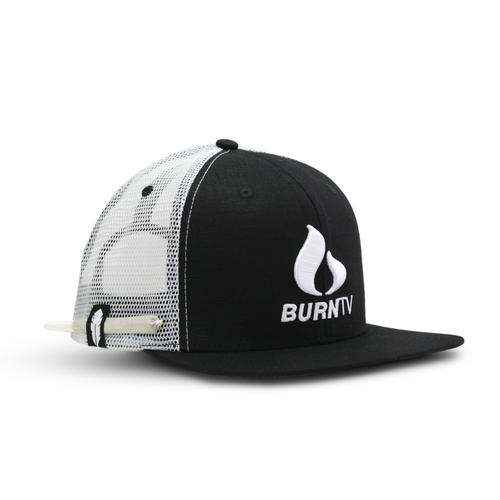 Burn TV weed hat with joint holder 