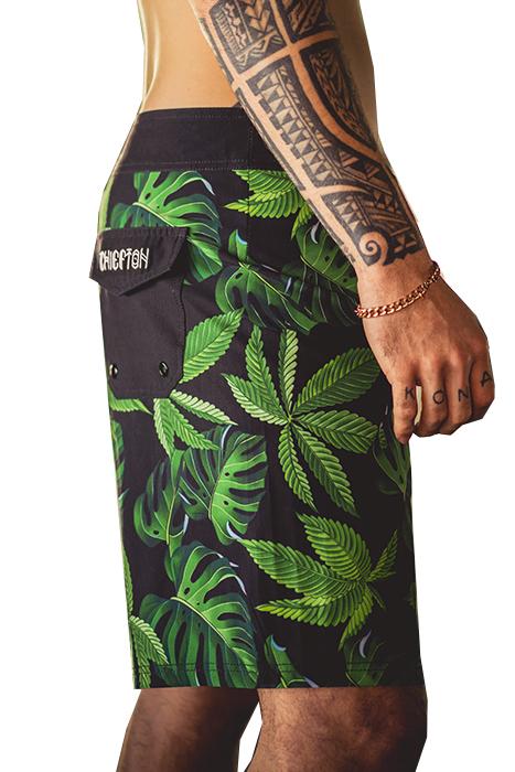 Tropical Print Board Shorts